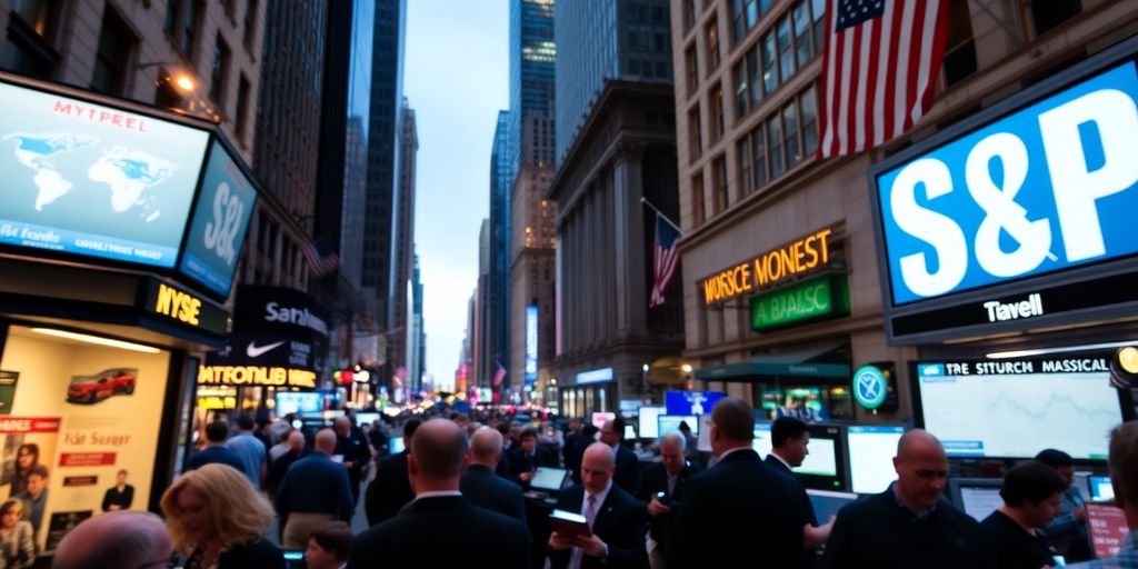 Aktive Händler auf der Wall Street.