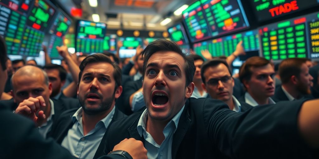 Menschen reagieren auf den Kryptopreisverfall.